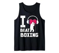 I Love Beatboxing Musica Old School Rap Microfono Beatboxer Canotta