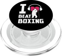 I love Beatboxing Musica Old School Rap Microfono Beatboxer PopSockets PopGrip per MagSafe
