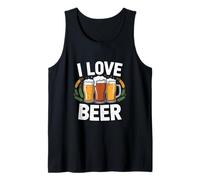 I Love Beer Craft Brew Appassionato Umorismo Canotta