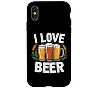 I Love Beer Craft Brew Appassionato Umorismo Custodia per iPhone X/XS