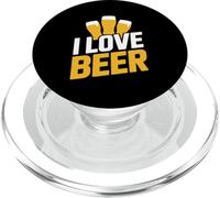 I Love Beer Fun Beer Amanti della birra Unite PopSockets PopGrip per MagSafe