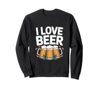 I Love Beer Lager Celebration Momenti divertenti Felpa
