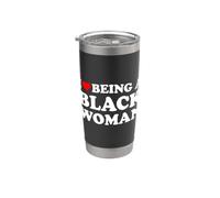 I Love Being A Black Woman Bicchiere termico in acciaio inox doppia parete