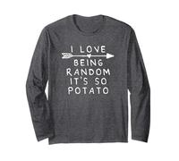I Love Being Random It's So Potato Maglia a Manica