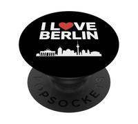 I Love Berlin City Skyline Grafica PopSockets PopGrip Adesivo