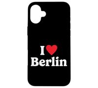 I love Berlin Custodia per iPhone 16 Plus