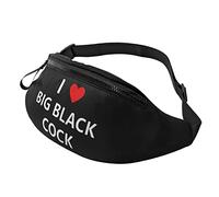 I Love Big Black Cock da viaggio regolabile per uomo e donna da corsa all'aperto