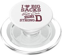 I Love Big Sacks estremità strette e un forte D calcio dicendo PopSockets PopGrip per MagSafe
