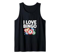 I Love Bingo Casual Divertimento Appassionato Espressione Canotta