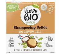 I Love Bio Shampoo Solido SOS Capelli Secchi Olio di Macadamia & Burro di Karité Bio 65g