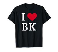 I Love BK, I Heart Initials B.K. Maglietta