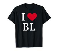 I Love BL, I Heart Initials B.L. Maglietta