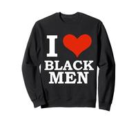 I Love Black Men Black is Beautiful Black Pride Melanina Regalo Felpa