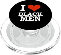 I Love Black Men Black is Beautiful Black Pride Melanina regalo PopSockets PopGrip per MagSafe