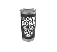 I Love Boba Bubble Tea Passione Bicchiere termico in acciaio inox doppia parete