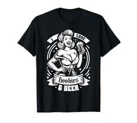 I Love Boobies And Beer Divertente Umoristico Maglietta