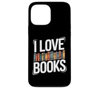 I Love Books - Libreria colorata Custodia per iPhone 13 Pro Max