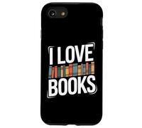 I Love Books - Libreria colorata Custodia per iPhone SE (2020) / 7/8