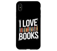 I Love Books - Libreria colorata Custodia per iPhone XS Max