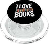 I Love Books - Libreria colorata PopSockets PopGrip per MagSafe
