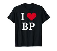I Love BP, I Heart Initials B.P. Maglietta