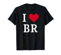 I Love BR, I Heart Initials B.R. Maglietta