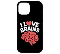 I Love Brains Divertente Neuroscienze Umorismo Custodia per iPhone 12 mini