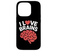 I Love Brains Divertente Neuroscienze Umorismo Custodia per iPhone 14 Pro