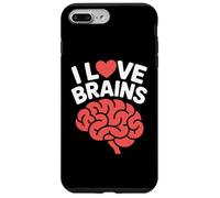 I Love Brains Divertente Neuroscienze Umorismo Custodia per iPhone 7 Plus/8 Plus