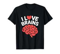 I Love Brains Divertente Neuroscienze Umorismo Maglietta