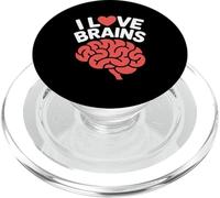 I Love Brains Divertente Neuroscienze Umorismo PopSockets PopGrip per MagSafe