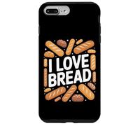 I Love Bread Enthusiast Bakery Fun Custodia per iPhone 7 Plus/8 Plus