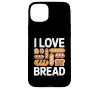 I Love Bread Pasticceria Umorismo Foodie Custodia per iPhone 15 Plus