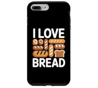 I Love Bread Pasticceria Umorismo Foodie Custodia per iPhone 7 Plus/8 Plus