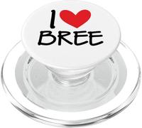 I Love Bree Nome Personalizzato Ragazza Donna BFF Amico Cuore PopSockets PopGrip per MagSafe