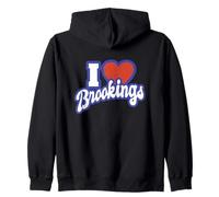 I Love Brookings Dakota del Sud Felpa con Cappuccio