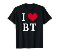 I Love BT, I Heart Initials B.T. Maglietta