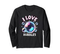 I Love Bubbles I Sapone Bambini Ragazze Maglia a Manica