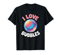 I Love Bubbles I Sapone Bambini Ragazze Maglietta