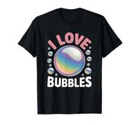 I Love Bubbles I Sapone Bambini Ragazze Maglietta