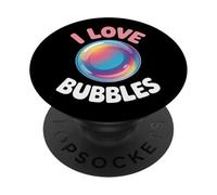 I Love Bubbles I Sapone Bambini Ragazze PopSockets PopGrip Adesivo