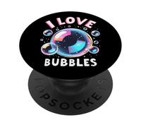 I Love Bubbles I Sapone Bambini Ragazze PopSockets PopGrip Adesivo