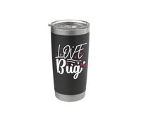 I Love Bug Carino Cuore San Valentino Coppia Bicchiere termico in acciaio inox doppia parete