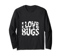I Love Bugs Creepy Crawly Insect Fun Maglia a Manica