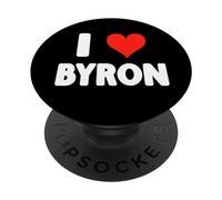 I Love Byron - Cuore PopSockets PopGrip Adesivo