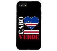I Love Cabo Capo Verde con bandiera di Capo Verde in un cuore Custodia per iPhone SE (2020) / 7 / 8