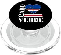 I Love Cabo Capo Verde con bandiera di Capo Verde in un cuore PopSockets PopGrip per MagSafe