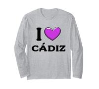 I Love Cadiz Spagna Maglia a Manica