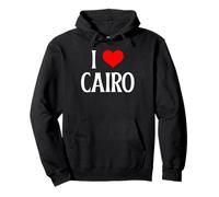 I Love Cairo Egitto Egiziano Famiglia Vacanza Viaggio Souvenir Felpa con Cappuccio