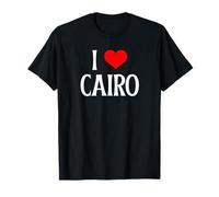 I Love Cairo Egitto Egiziano Famiglia Vacanza Viaggio Souvenir Maglietta